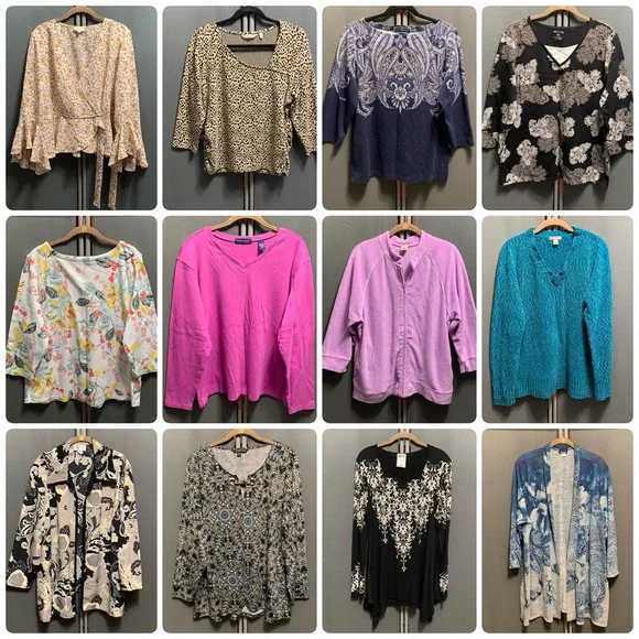 5LB reseller Lot of Y2K, 2000, Vintage and modern women tops! - Picture 4 of 7